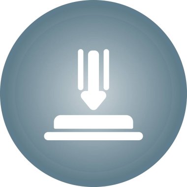 Yükle. Web simgesi basit illüstrasyon