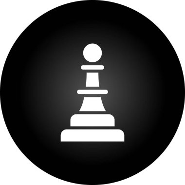 Satranç ikonu vektör illüstrasyonu