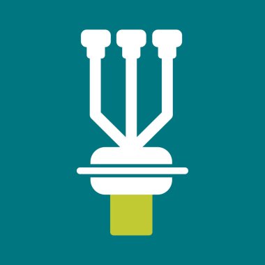 Kablo simgesinin vektör illüstrasyon tasarımı