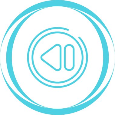 CD simgesi. ince daire tarzı tasarım. vektör izole