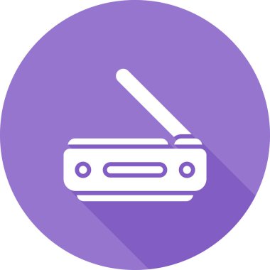 radyo web vektör illüstrasyonu