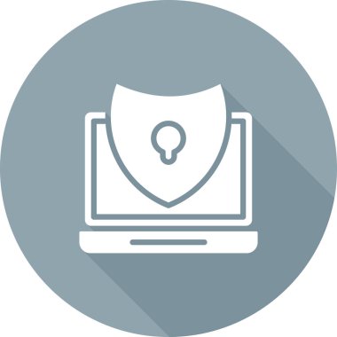 Asma kilit vektör resimli güvenlik kalkanı