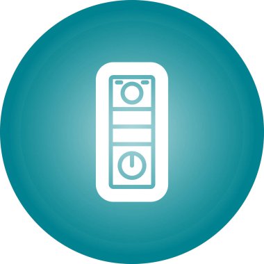 Benzersiz koşullandırma çizgisi vektör simgesi