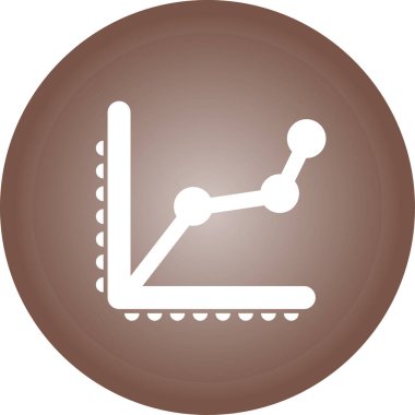 Arkaplanda izole edilmiş resimli simge - grafik