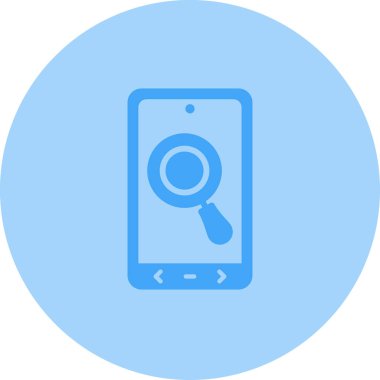 Cep telefonu. Web simgesi basit illüstrasyon