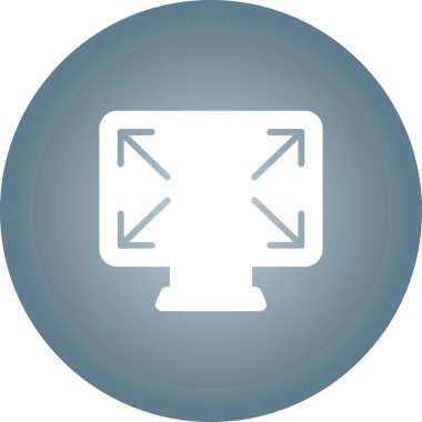 Gölgesi olan bir harfin vektör simgesi