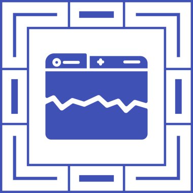 Modern b 'nin vektör illüstrasyonu eksik simgesi