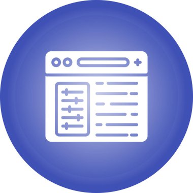 seo modern simgesinin vektör illüstrasyonu