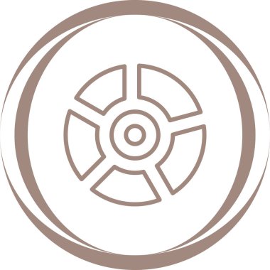 Modern simgenin vektör illüstrasyonu