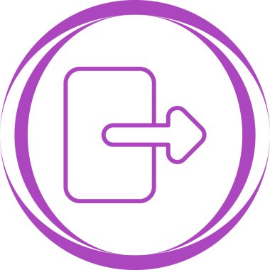 Ok sağ yuvarlak simge