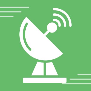 uydu simgesi tasarımı, vektör illüstrasyonu 10 grafik