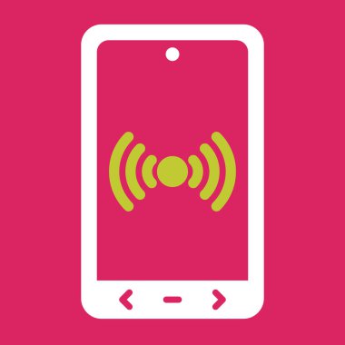 akıllı telefon simgesi, vektör illüstrasyonu, tasarım