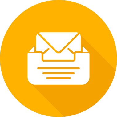 e-posta simgesi düz biçimli