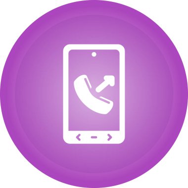 Çağrı. Web simgesi basit illüstrasyon