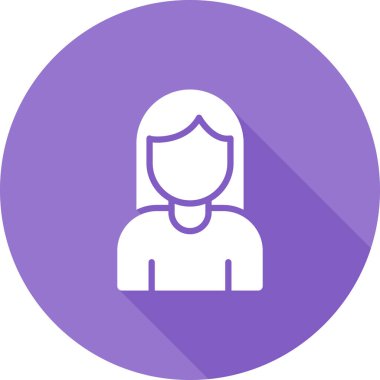 Adamım. Web simgesi basit illüstrasyon