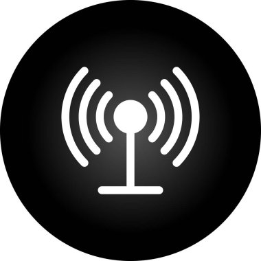 Moda biçimi izole edilmiş arkaplanda wifi simgesi