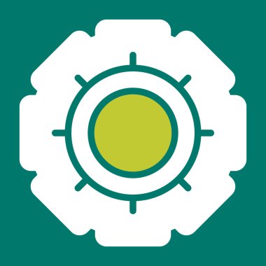 Virüs ikonu vektör illüstrasyonu