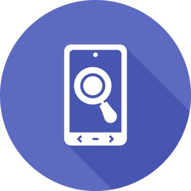 Arama simgesi vektör illüstrasyonu