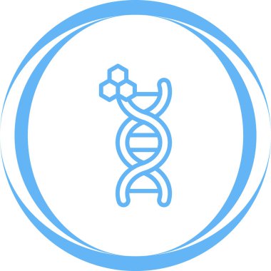 DNA simgesi. özet çizimi