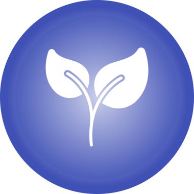 Bir yaprağın eşsiz vektör çizimi