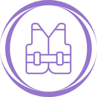 Tek bir simgenin vektör illüstrasyonu