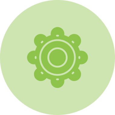 güzel çark kabartma vektör simgesi