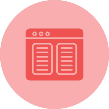 Mutfak fırını. basit vektör