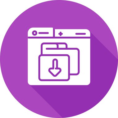 seo modern simgesinin vektör illüstrasyonu