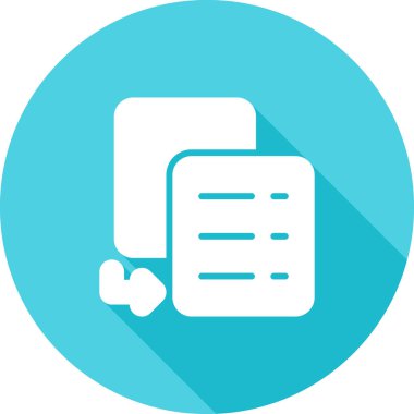 belge dosya simgesi, modern tasarım illüstrasyonu