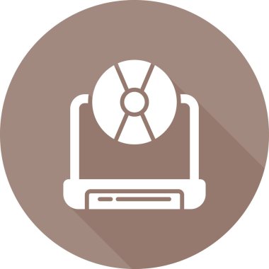 Hayran. Web simgesi vektör illüstrasyonu