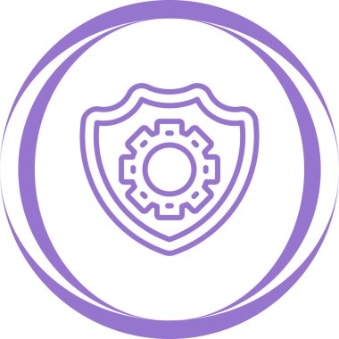 Modern b 'nin vektör illüstrasyonu vites simgesinden yoksun