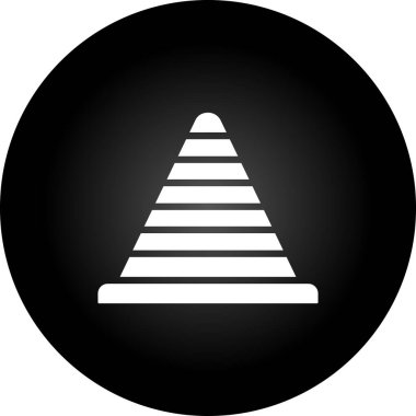 Üçgen çemberindeki üçgen simgesi