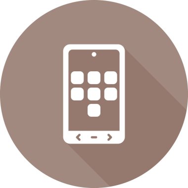 Telefon simgesi vektör illüstrasyonu