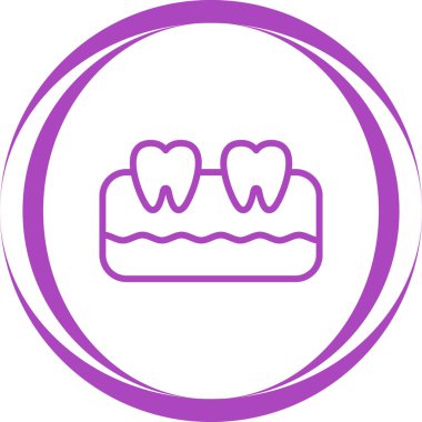 güzel ve şirin bebek vektör çizgisi simgesi