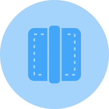 Bir b eksikliği simgesinin vektör çizimi