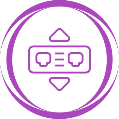 Modern simgenin vektör illüstrasyonu