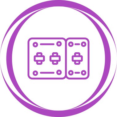 Modern b 'nin vektör illüstrasyonu eksik simgesi