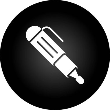 Şırınga simgesi, basit tarzı