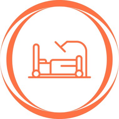 kanepe ikonu vektör illüstrasyonu