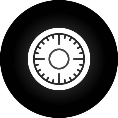 pusula simgesi, vektör illüstrasyonu