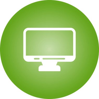 Dizüstü bilgisayar simgesi vektör çizimi