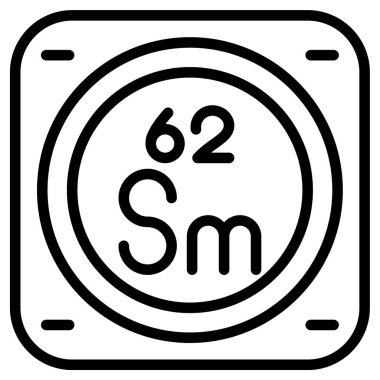 65 derecelik bir ikonun vektör illüstrasyonu