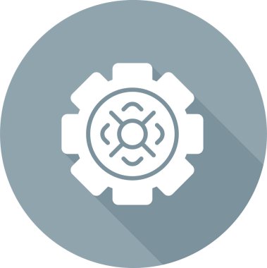 Simgeyi ayarlamanın vektör illüstrasyonu