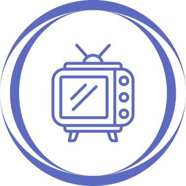 vektör lcd simgesi illüstrasyonu