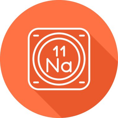 sodyum kimyasal element simgesi, basit satır biçimi