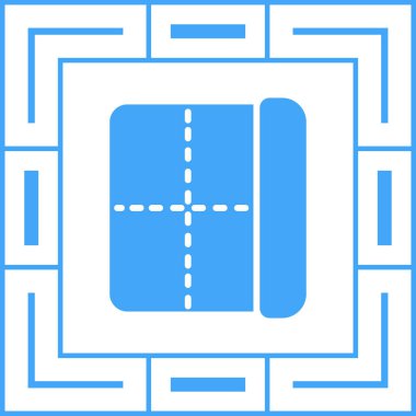 harita simgesi vektör illüstrasyonu