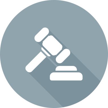 Müzayede çekici ikonu. vektör illüstrasyonu