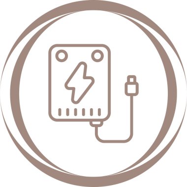 Fiş. Web simgesi basit illüstrasyon