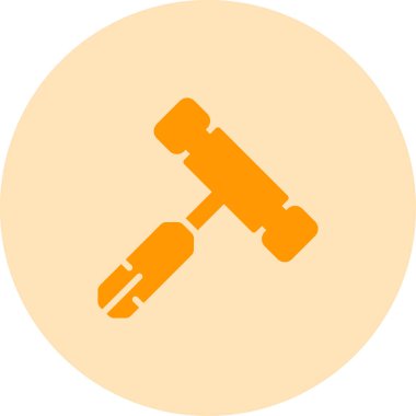 Tornavida. Web simgesi basit illüstrasyon
