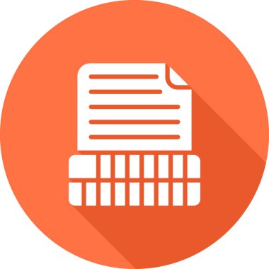 Dosya. Web simgesi basit illüstrasyon